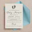 Rustic Calligraphy Personalised Baby Shower Invitation additional 5