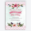Watercolour Floral Party Invitation additional 1