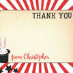 Magic Show Party Personalised Thank You Cards additional 2