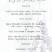 Lilac & Lavender Menu additional 2
