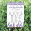 Lilac & Lavender Wedding Seating Plan additional 1