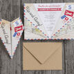 Paper Airplane Birthday Party Invitation additional 3