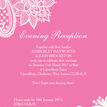 Romantic Lace Evening Reception Invitation additional 5