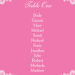 Romantic Lace Table Plan Card additional 6