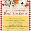 Alice in Wonderland Baby Shower Invitation additional 4