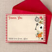 Alice in Wonderland Thank You Card additional 2