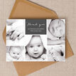 Photo Collage Birth Announcement Card additional 1