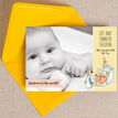 Flopsy Bunny Photo Birth Announcement Card additional 2