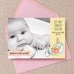 Flopsy Bunny Photo Birth Announcement Card additional 3