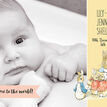 Flopsy Bunny Photo Birth Announcement Card additional 4