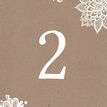 Rustic Lace Table Number additional 1
