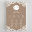 Rustic Lace Wedding Seating Plan additional 2