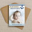 Nautical Birth Announcement Card additional 1