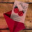 Handmade 3D Ladybird Printable Party Invitation additional 2