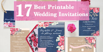 17 best printable print your own DIY wedding invitations invites templates by hip hip hooray.com