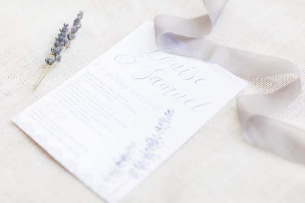 Lavender Lilac Rustic Natural Floral Wedding Stationery Invitations Invites Printed Printable Hip Hip Hooray 6