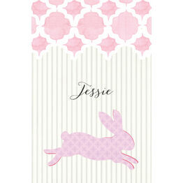 Pastel Bunny Name Cards - Set of 9