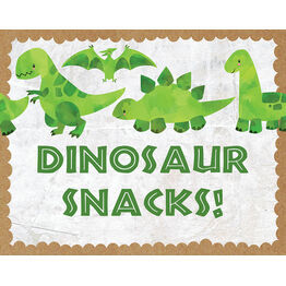 Dinosaur Party Sign / Poster