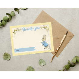 Pack of 10 Beatrix Potter Peter Rabbit Thank You Cards
