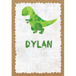 Dinosaur Themed Name Cards - Set of 9