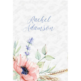 Country Flowers Place Cards - Set of 9