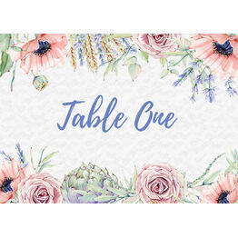 Country Flowers Table Name