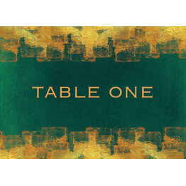 Emerald & Gold Table Name