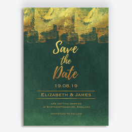 Emerald & Gold Save the Date