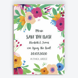 Floral Fiesta Save the Date