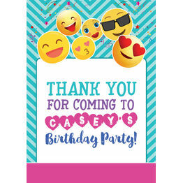 Emoji Themed Personalised Party Printable Sign