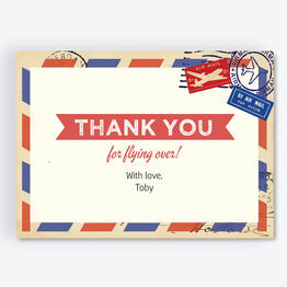 Airmail Thank You Cards