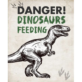 Jurassic Dinosaur Party Sign