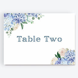 Blue Hydrangea Table Name