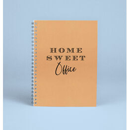 'Home Sweet Office' Work From Home Notebook