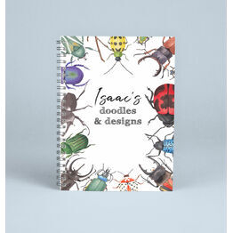 Personalised Garden Bugs Notebook