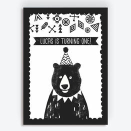Grizzly Bear Party Invitation