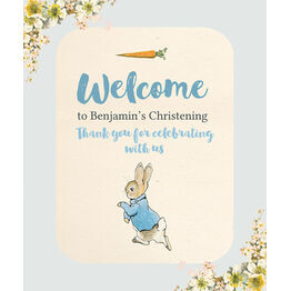 Beatrix Potter Peter Rabbit Party Welcome Sign