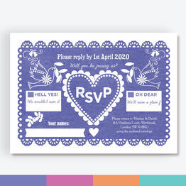Mexican Inspired Papel Picado RSVP