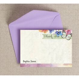 Butterfly Garden Thank You Cards