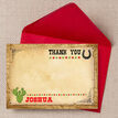 Cowboy Wild West Themed Thank You Card additional 2