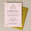 Enchanted Pink & Gold Princess Party Invitation additional 2