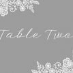 Floral Lace Wedding Table Name additional 3
