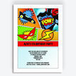 Comic Book Superhero Party Invitation additional 1