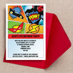 Comic Book Superhero Party Invitation additional 3