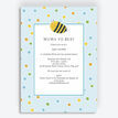 Bumble Bees Baby Shower Invitation - Blue additional 1