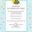 Bumble Bees Party Invitation - Blue additional 3
