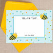 Bumble Bees Thank You Card - Blue additional 1