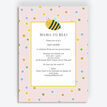 Bumble Bees Baby Shower Invitation - Pink additional 1
