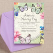 Butterfly Garden Naming Day Ceremony Invitation additional 2