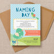 Cute Birds Naming Day Ceremony Invitation - Blue additional 2